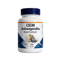 Capsules d'extrait d'Ashwagandha en gros OEM/ODM, nouvelle formule personnalisée à prix réduit, directement de l'usine