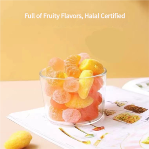 Venta directa de fábrica Halal 380g vitamina C bajo en azúcar afrutado Dobby <span class=keywords><strong>mango</strong></span> fruta jarabe gomoso caramelo al por mayor - Product Image 6