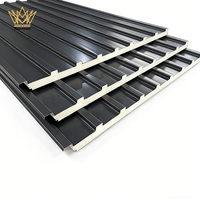 Panneau en aluminium ignifuge léger, panneau mural moderne, imperméable et isolant thermiquement pour chambre froide, entrepôt, villa au Kenya
