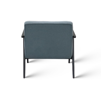 Fauteuil lounge moderne en bois de chêne massif rembourré pour hall d'hôtel et salon