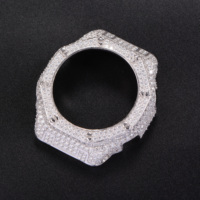 Boîtier de montre à huit vis en laiton zirconium glacé, très demandé, pour GA-2100/GA-2110/GAB2100