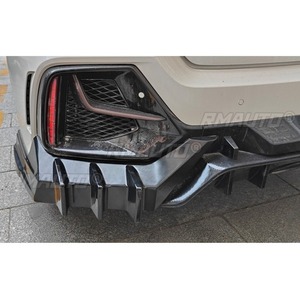 Kit de carrosserie pour pare-chocs arrière de voiture, lèvre de pare-chocs, kit de protection d'angle pour Honda Civic Type R Mugen 10e génération berline - Product Image 6