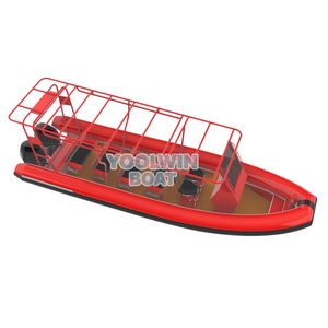 Yoowin - Bote Neumático Rígido (RIB) de 8.6 m, Resistente, con Casco en V Profunda, Certificado por la CE, para Vacaciones Familiares y <span class=keywords><strong>Cruceros</strong></span> Costeros de Lujo - Product Image 4