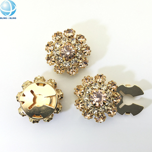 Encantadores botones decorativos <span class=keywords><strong>rojos</strong></span> con cristales, sin costuras, con clip, para puños, corbatas, para ropa de mujer y camisas. - Product Image 6