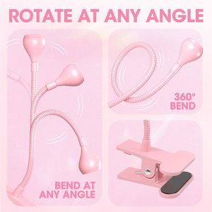 Factory Wholesale Portable Mini Nail Art Standing <b>Foldable</b> <b>Table</b> Salon Aluminum Alloy Lamp Head Manicure Usb Nail Dryer Uv Lamp - Product Image 4