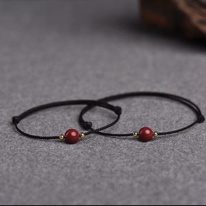 10mm púrpura arena cuerda de piedra Natural pulsera de tobillo ST220 - Product Image 1