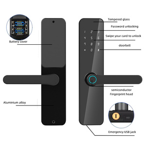 Sinon ล็อกประตูแบบเลื่อนระบบ WiFi ขั้นสูงใช้วัสดุใหม่ - Product Image 5