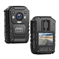 Cámara Corporal CammPro de Alta Demanda para Patrullaje, 1440P H.265 AES256 Ambarella H22, 14 Horas de Autonomía, GPS, EIS, Gran Angular, Visión Nocturna, Tarjeta de Memoria