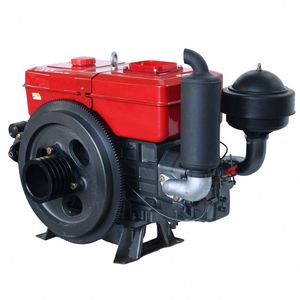 Moteur diesel monocylindre 4 temps ZS1125 refroidi par eau, démarrage électrique, 30 CV, pour machines agricoles, avec un niveau de sécurité élevé - Product Image 1