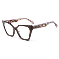 Nouvelles montures de lunettes optiques de style œil de chat pour femmes, montures en acétate de qualité supérieure vintage, vente en gros