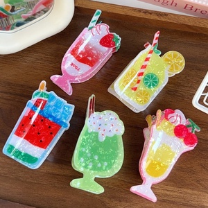 Nuevo Clip de Pelo Creativo con Diseño de Fresa, Cereza y Helado, Clip de Garra Divertido para Niños con Forma de Tiburón - Product Image 1