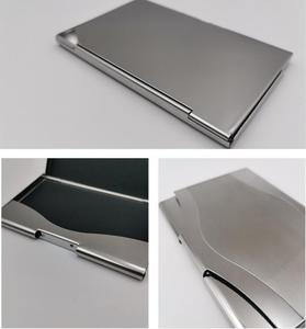 Caja de la cartera del tarjetero del banco del aluminio del metal con el logotipo de encargo - Product Image 3