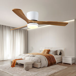 Lustre de plafond LED extérieur avec ventilateur, style bois, lame élégante, 42 pouces, contrôlé par application, <span class=keywords><strong>espagnol</strong></span> - Product Image 1