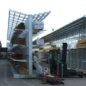 Étagère à cantilever avec toit, personnalisable, réglable, protection contre la corrosion, pour entrepôt, stockage de tuyaux/câbles - Product Image 2