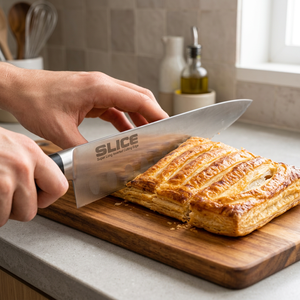 Cuchillo de Chef Seki Japan de Acero Inoxidable con Hoja Dentada y Mango de Plástico, Disponible para OEM - Product Image 2
