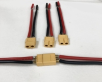 Connecteur de batterie Li-ion Amass OEM Câble en silicone Connecteur XT30 XT60 XT90 Câble de chargeur d'alimentation pour drone RC LiPo Batterie FPV