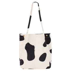 Sac à bandoulière en coton bio personnalisé, grand sac fourre-tout réutilisable en velours côtelé avec fermeture éclair - Product Image 6