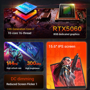 Victus 11 ขนาด 15.6 นิ้ว 144Hz ชิปประมวลผล Intel Core I7 เจนเนอเรชั่น 13 10 คอร์ 4.9GHz การ์ดจอ RTX5060 แรม 16GB DDR5  SSD 1TB แล็ปท็อปเกมมิ่งใหม่เอี่ยม - Product Image 2