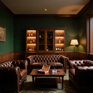 आधुनिक आउटडोर होम बार कॉफी की दुकान टेबल और कुर्सी सेट सीजर कुर्सी सिगार कुर्सी सिगार कुर्सी एकल सोफा - Product Image 6