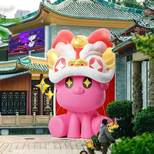 Оптовая продажа надувные животные надувные Мультяшные персонажи Аниме Кукла рекламный надувной медведь для украшения событий - Product Image 3