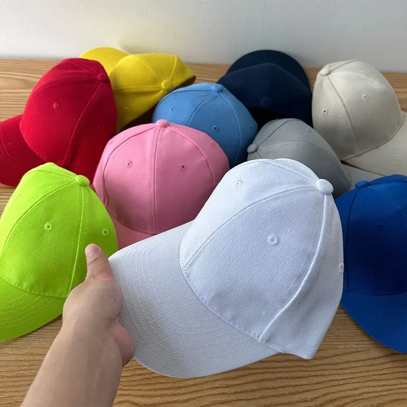 Gorras de béisbol deportivas personalizadas de 6 paneles, sombrero de papá, poliéster negro, otra gorra para niños