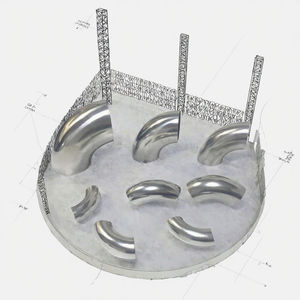 Đường cong 90 180 độ mịn uốn cong 3A DIN 304 316 thép không gỉ vệ sinh Hàn đánh bóng tiêu chuẩn ống khuỷu tay - Product Image 3