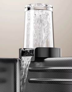 Évier de cuisine à cuve unique en acier inoxydable 304 épaissi de 5 mm, à motif volcanique en relief, avec système de récupération des débris - Product Image 5