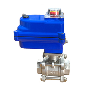 Mini Válvula Motorizada de 3 Piezas de Acero Inoxidable 22VAC Tipo On/Off OEM IP65 - Product Image 6