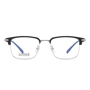 <span class=keywords><strong>Gafas</strong></span> Profesionales de Negocios con Marco Elegante de Estilo Científico para Hombre y Mujer, <span class=keywords><strong>Gafas</strong></span> de Moda con Cara de Diamante de Titanio TR+ - Product Image 2