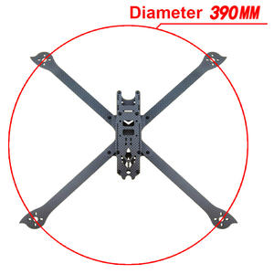 Nuevo 3K Full Carbon Fiber TrueX XL9 V3 390mm Arm 4mm Freestyle Frame para FPV - Product Image 5