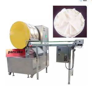 Feuille de rouleau à ressort électrique ou à gaz Machine à emballer les œufs Feuille de <span class=keywords><strong>pâtisserie</strong></span> pour gâteau de canard rôti Mille Crepe Popiah Skin Making Equipment - Product Image 3