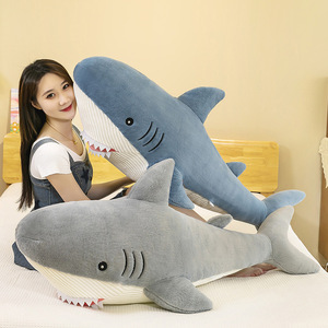 Coussin de sommeil Requin et Baleine, compagnon de lit super doux en polyester, coussin à serrer entre les jambes, cadeau d'anniversaire unisexe pour chambre à coucher - Product Image 4