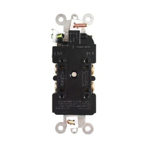 Prise murale double en plastique blanc ivoire à raccordement rapide 15A 102-132V AC TR extérieure 2 prises et CUL pour IP11 2 USB-C - Product Image 4