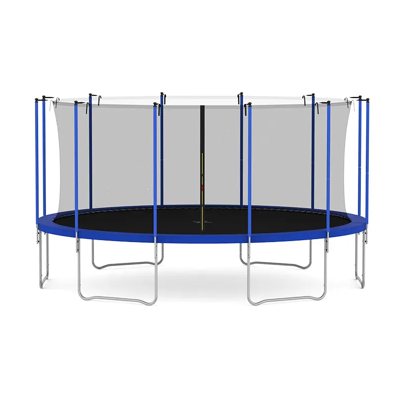 Trampolín de salto para adultos, de buena calidad, de 16 pies, con red de seguridad para trampolín exterior e interior