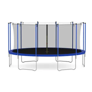 16ft buona qualità adulti trampolino di salto trampolino con rete di sicurezza per outdoor e indoor