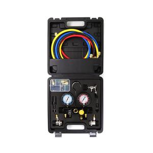 <span class=keywords><strong>R22</strong></span> R134a R404a R410a Kältemittel-Manometer-Set mit Füllschlauch und Schnellkupplung - Product Image 2