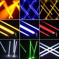 Luz Móvil de Cabeza para Escenario de 200W, BSW LED, Gobo, Anillo de Luz, Tira de Luz, Prisma, Efecto Arcoíris, Equipo de DJ para Conciertos, Discotecas