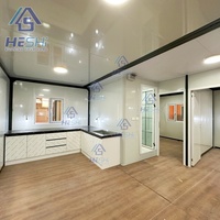 Maison préfabriquée personnalisée pliable et portable de 40 pieds ou 20 pieds, avec 2, 3, 4 ou 5 chambres, conteneur extérieur extensible