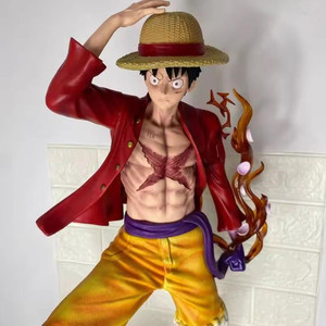 60CM grande taille 0NE pièce quatre empereurs <span class=keywords><strong>chapeau</strong></span> <span class=keywords><strong>de</strong></span> <span class=keywords><strong>paille</strong></span> Luffy <span class=keywords><strong>Manga</strong></span> Figurine Statue PVC Anime Figure jouets cadeau pour adultes - Product Image 1