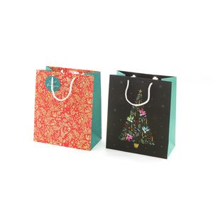 Bolsa de Regalo Kraft Blanca Mediana Reciclable Personalizada con Etiqueta de Cuerda de Algodón, Impresión a 4 Colores para Regalos Artesanales - Product Image 2