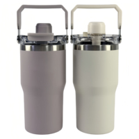 Mug de voyage isotherme à double paroi en acier inoxydable 20 oz, gobelet pour adultes sans BPA, pour le sport en plein air avec couvercle à bec magnétique
