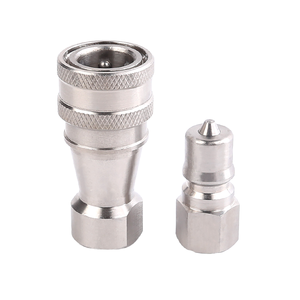 ข้อต่อไฮดรอลิกแบบปลดเร็ว 3/8 KZF มาตรฐาน ISO7241-B ผลิตจากสแตนเลส สำหรับปั๊มไฮดรอลิก  ลดราคาพิเศษ - Product Image 1