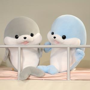 ตุ๊กตาแมวน้ำน่ารัก มาใหม่ ตุ๊กตาโลมาท่านอนสุดน่ารัก ของเล่นตุ๊กตาสัตว์หลากสีสัน สำหรับตกแต่งบ้าน - Product Image 4