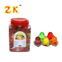 Lychee camilan buah jeli cangkir mini dengan kelapa di dalam