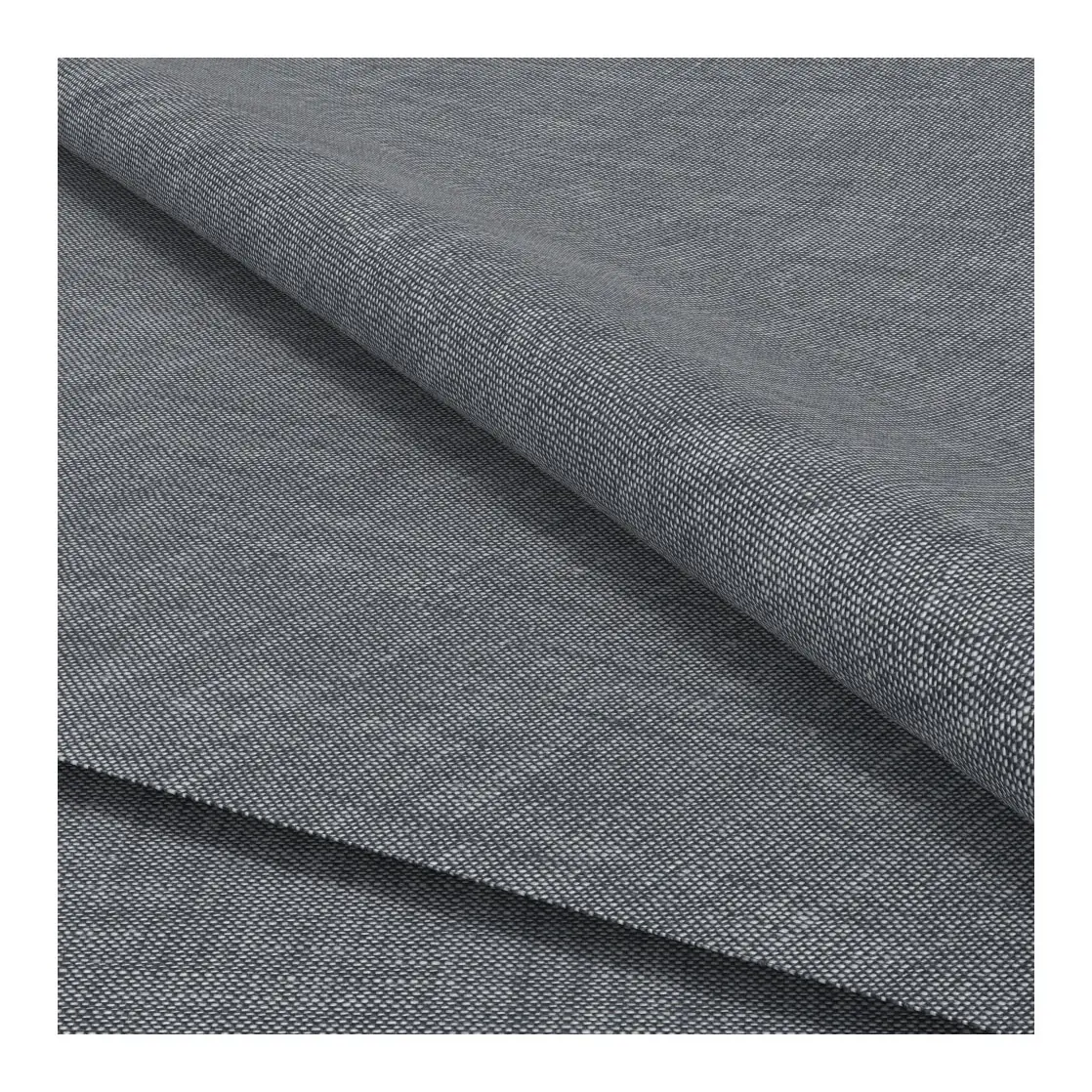% 100% pamuk Chambray kumaşlar ev UV koruma Mens için bükülmüş Premium markalı iplik boyalı kumaş gömlek kumaşı