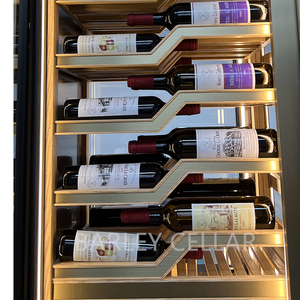 Vinoteca Personalizada con Refrigerador |   Control de Temperatura Multizona Integrado/de Libre Instalación en Acero Inoxidable para Hoteles, No Estándar - Product Image 3