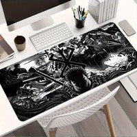 Bushido japonais élégant Monochrome Cool PC Gaming tapis de souris Gamer tapis Teclado tapis tapis ordinateur portable bureau tapis 900X400