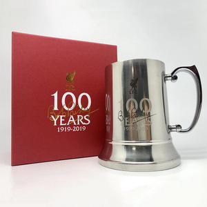 Vente en gros de gobelets isothermes en acier inoxydable à <span class=keywords><strong>double</strong></span> <span class=keywords><strong>paroi</strong></span> de 580 ml, mug à bière de haute qualité, tankard avec poignée en acier inoxydable 304, logo personnalisé, tasses en céramique - Product Image 2