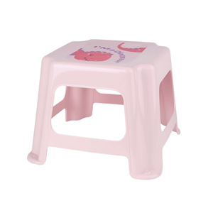 Camellia <b>Plastic</b> Stool <b>For</b> Kids 22x27.8cm Thickened Non Slip Square Bath Shoe Changing Stackable Household <b>Chair</b> - Product Image 1