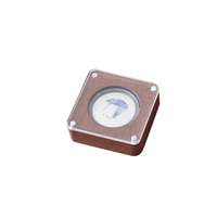 Caja de Almacenamiento de Monedas Individual de Madera de Nogal Maciza Pulida a Mano con Ventana Magnética de Acrílico para Exhibición de Monedas Conmemorativas y Medallas